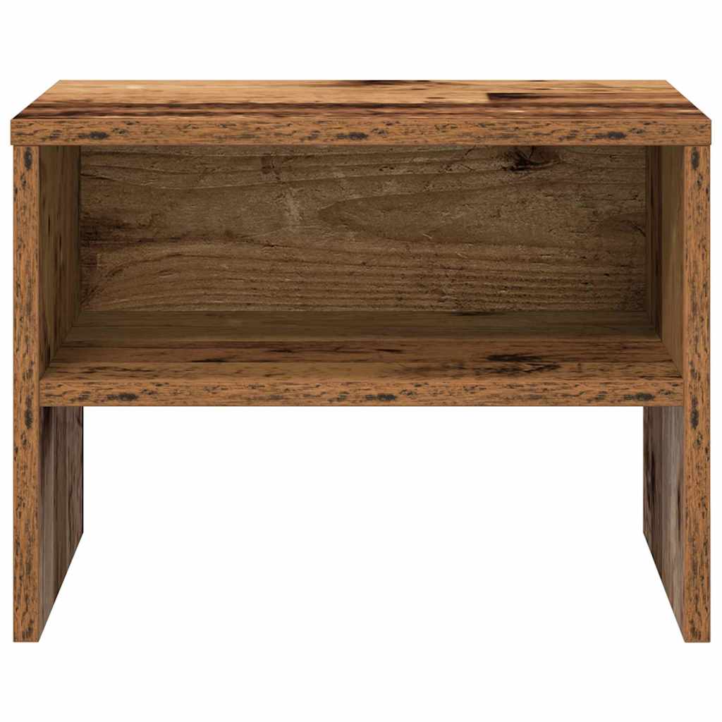 vidaXL Κομοδίνο Παλαιό ξύλο 40 x 40 x 30 cm Επεξεργασμένο ξύλο
