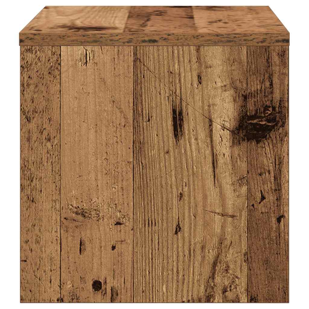 vidaXL Κομοδίνο Παλαιό ξύλο 40 x 40 x 30 cm Επεξεργασμένο ξύλο