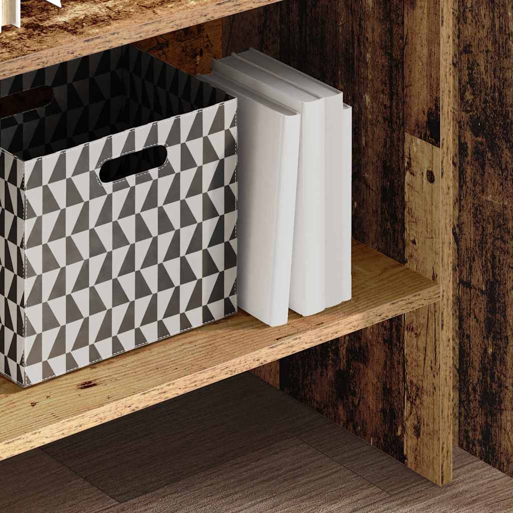 vidaXL Βιβλιοθήκη Παλαιό ξύλο 60 x 35 x 180 εκατοστά