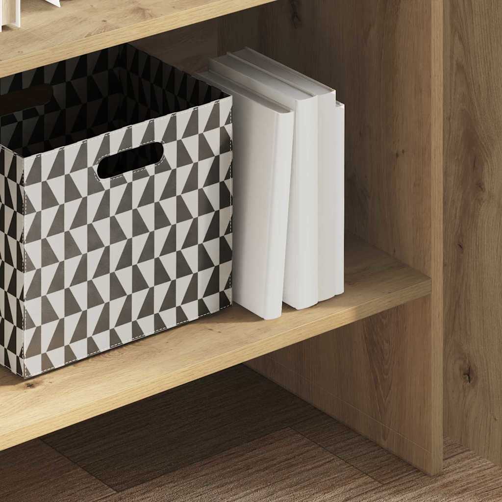 vidaXL Βιβλιοθήκη artisan δρυς 60 x 35 x 180 εκατοστά