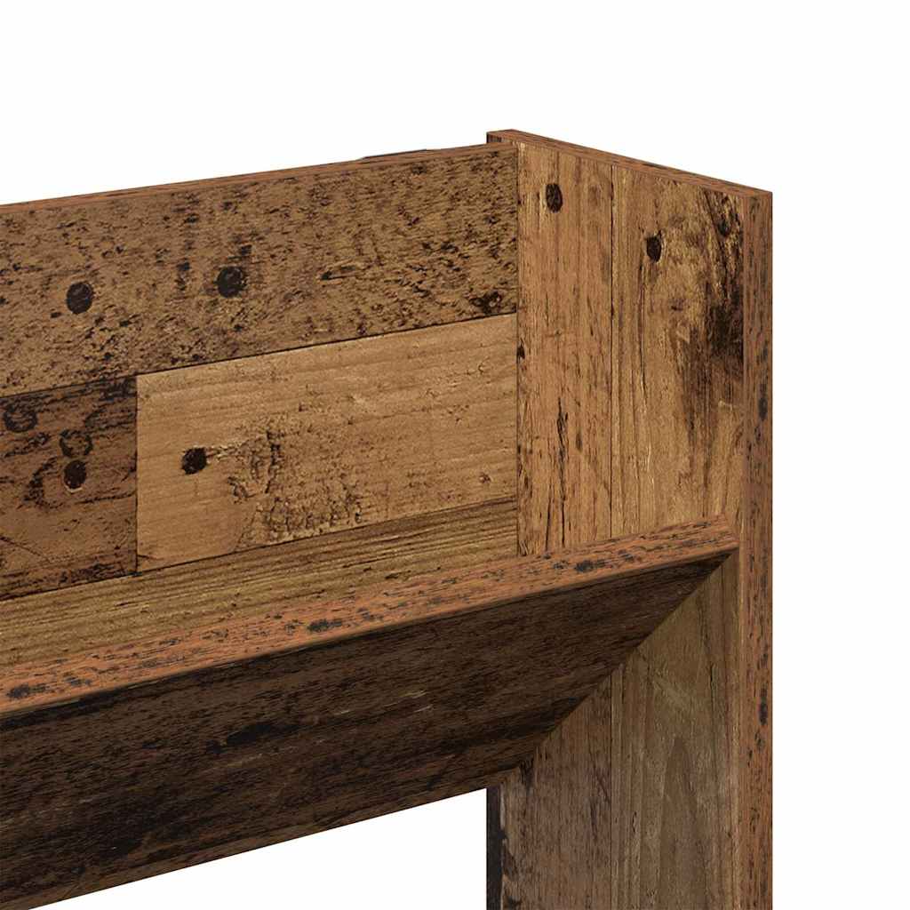 vidaXL Ντουλάπες παπουτσιών τοίχου Άλλο Παλαιό ξύλο Επεξεργασμένο ξύλο