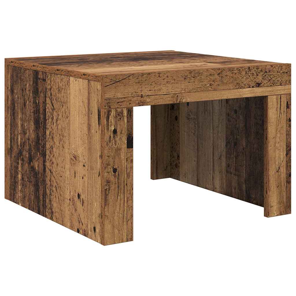 vidaXL Τραπεζάκι σαλονιού Παλιό ξύλο 50 x 50 x 35 cm