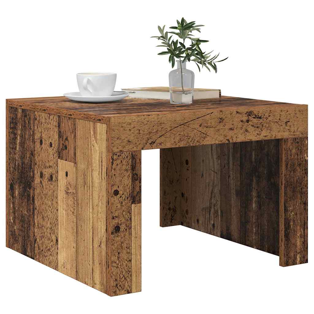 vidaXL Τραπεζάκι σαλονιού Παλιό ξύλο 50 x 50 x 35 cm