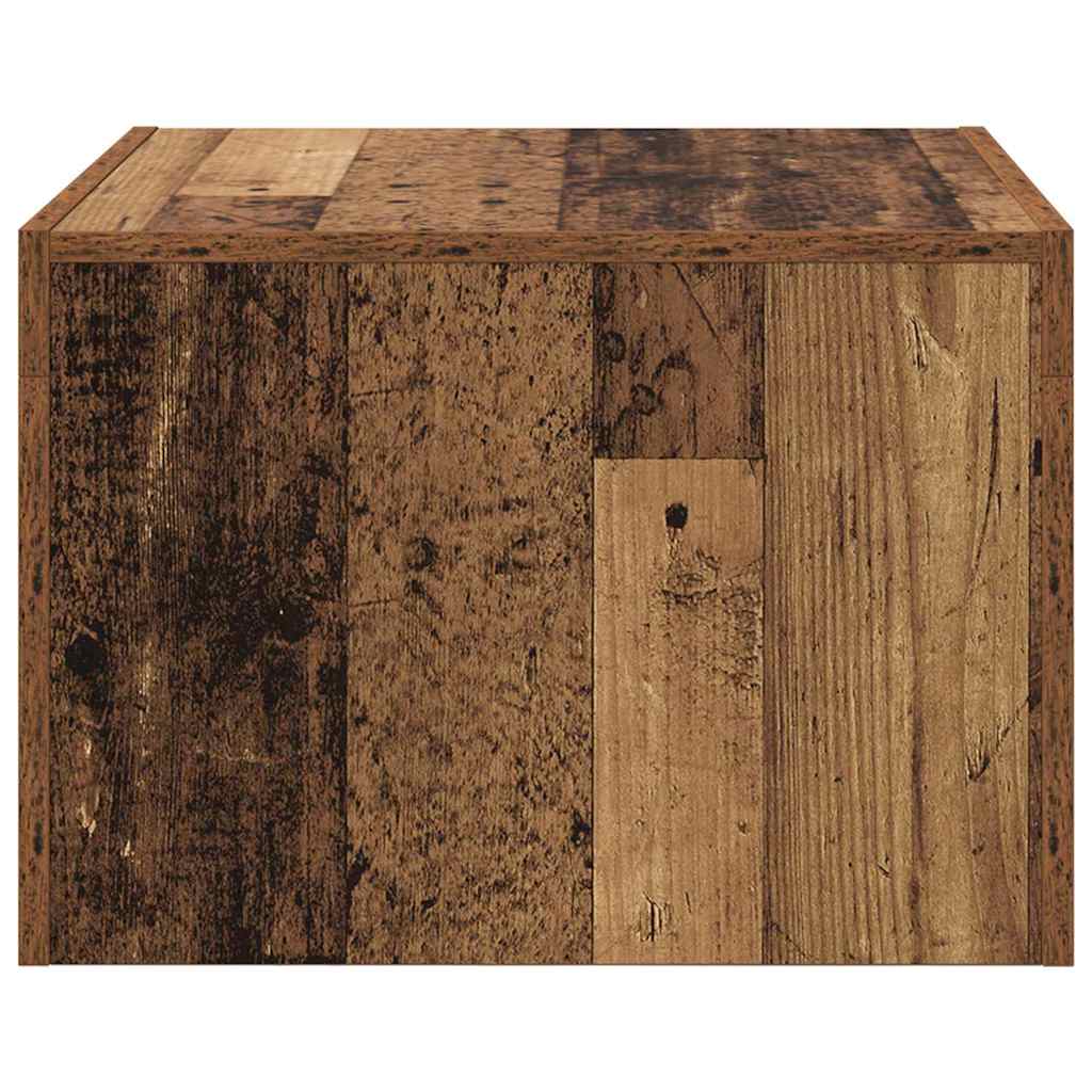 vidaXL Τραπεζάκι σαλονιού Παλιό ξύλο 50 x 50 x 35 cm