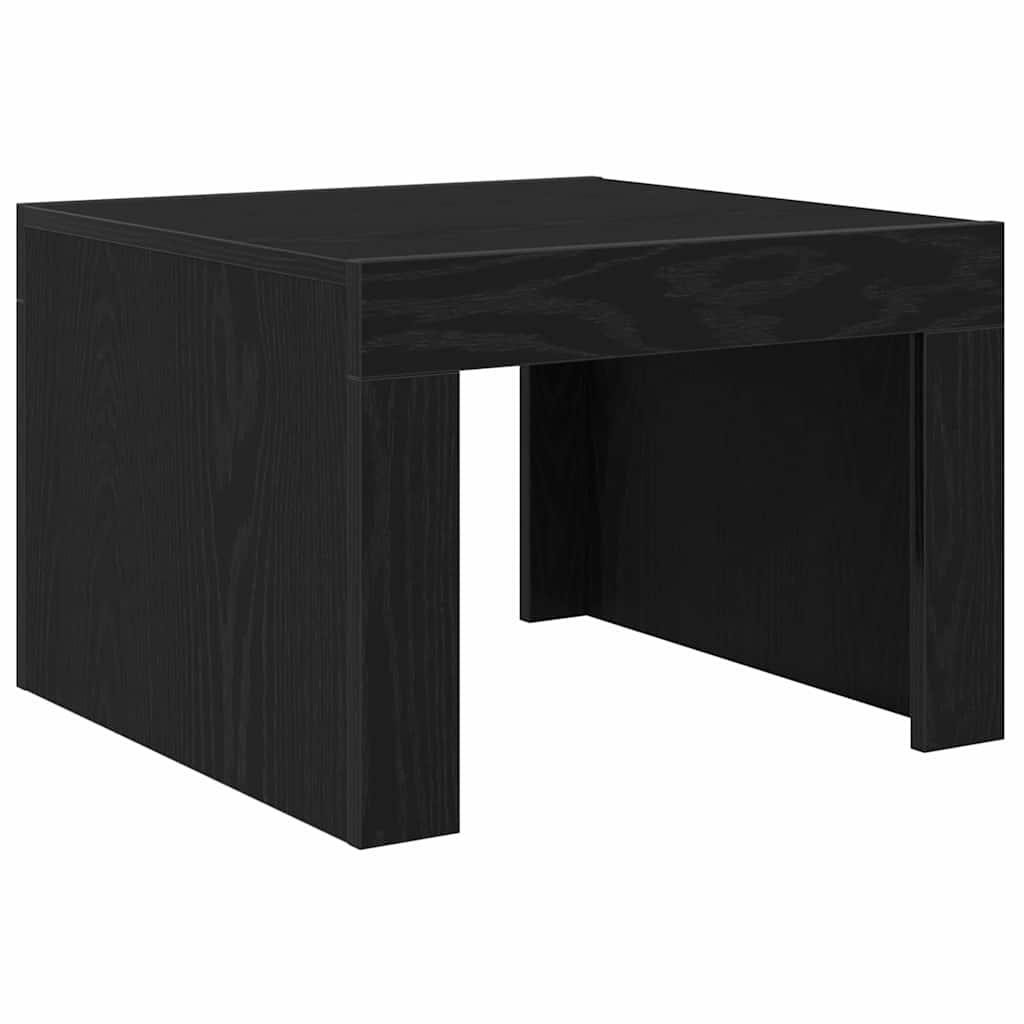 vidaXL Τραπεζάκι σαλονιού Μαύρη Οξυά 50 x 50 x 35 cm