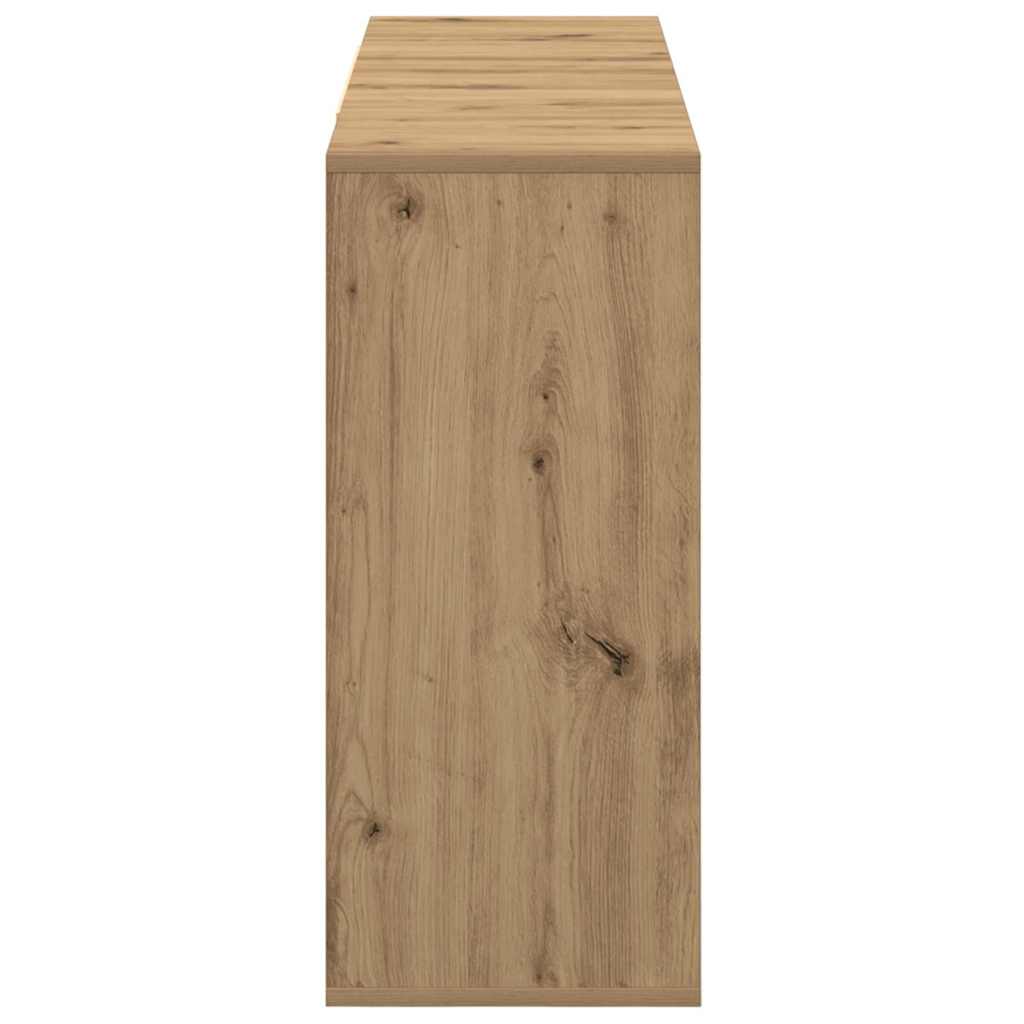 vidaXL Πλαϊνό γραφείο Artisan Oak 120 x 30 x 75 εκ Επεξεργασμένο ξύλο