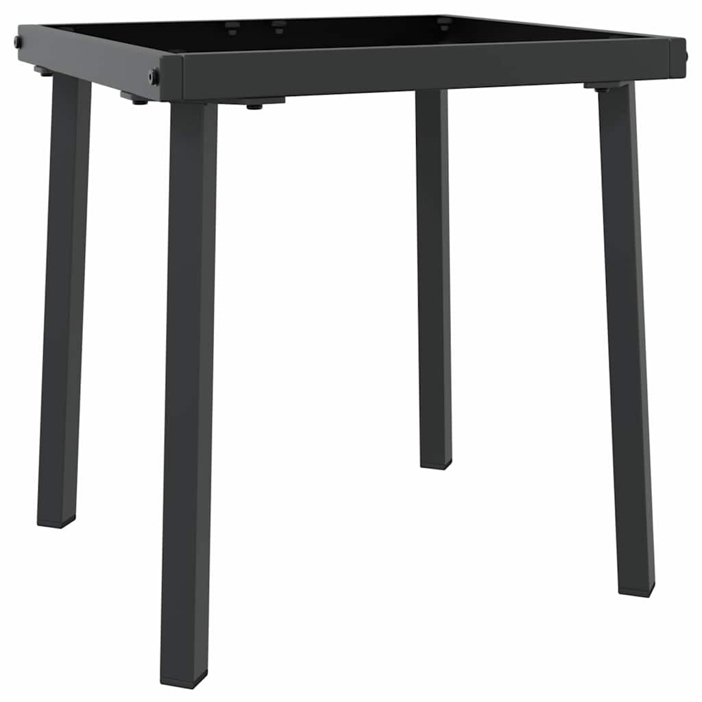 vidaXL Ήλιος Λάουτζερ 3 pcs Μαύρο και Λευκό 40 x 40 x 40.5 εκ