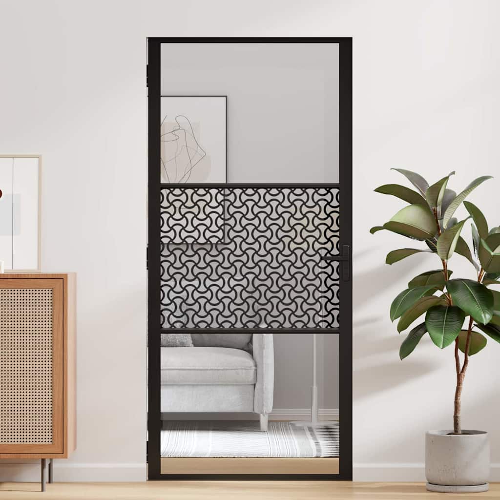 vidaXL Εσωτερική Πόρτα Μαύρο 93 x 201.5 cm