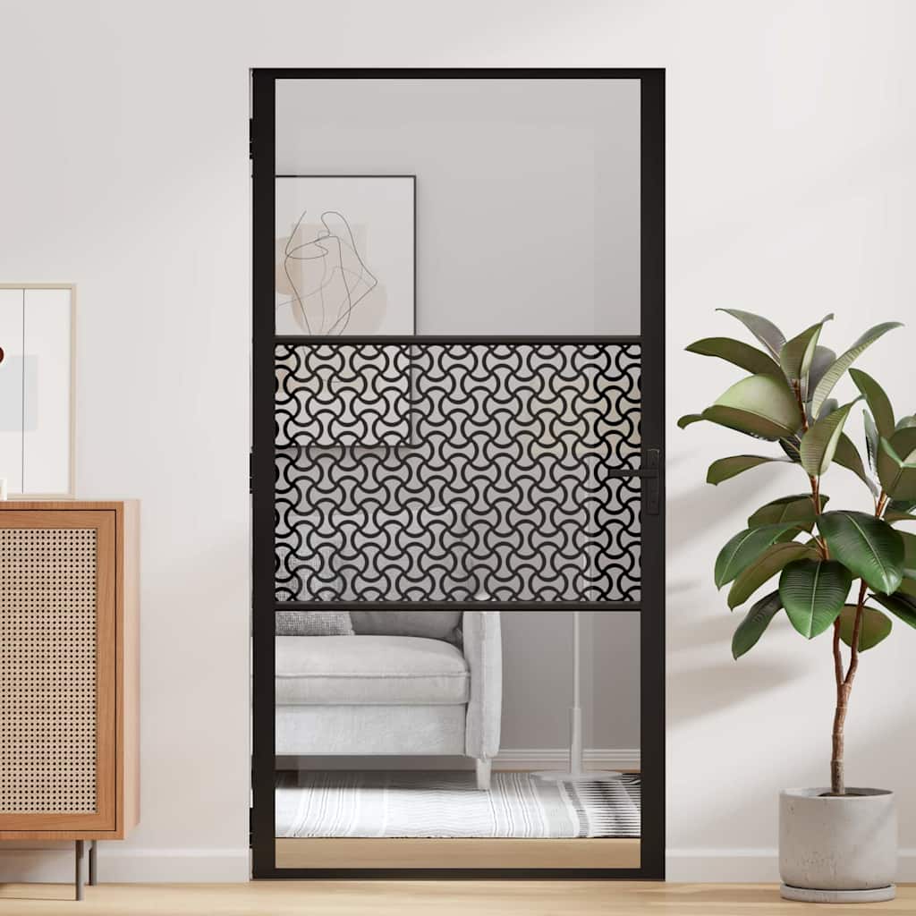 vidaXL Εσωτερική Πόρτα Μαύρο 102.5 x 201.5 cm