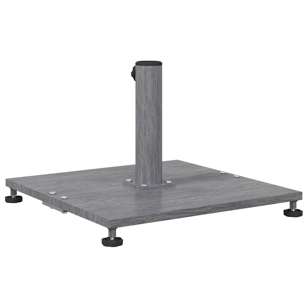 vidaXL Εξωτερική βάση ομπρέλας Σκοτεινός γκρι ξύλινος σχεδιασμός
