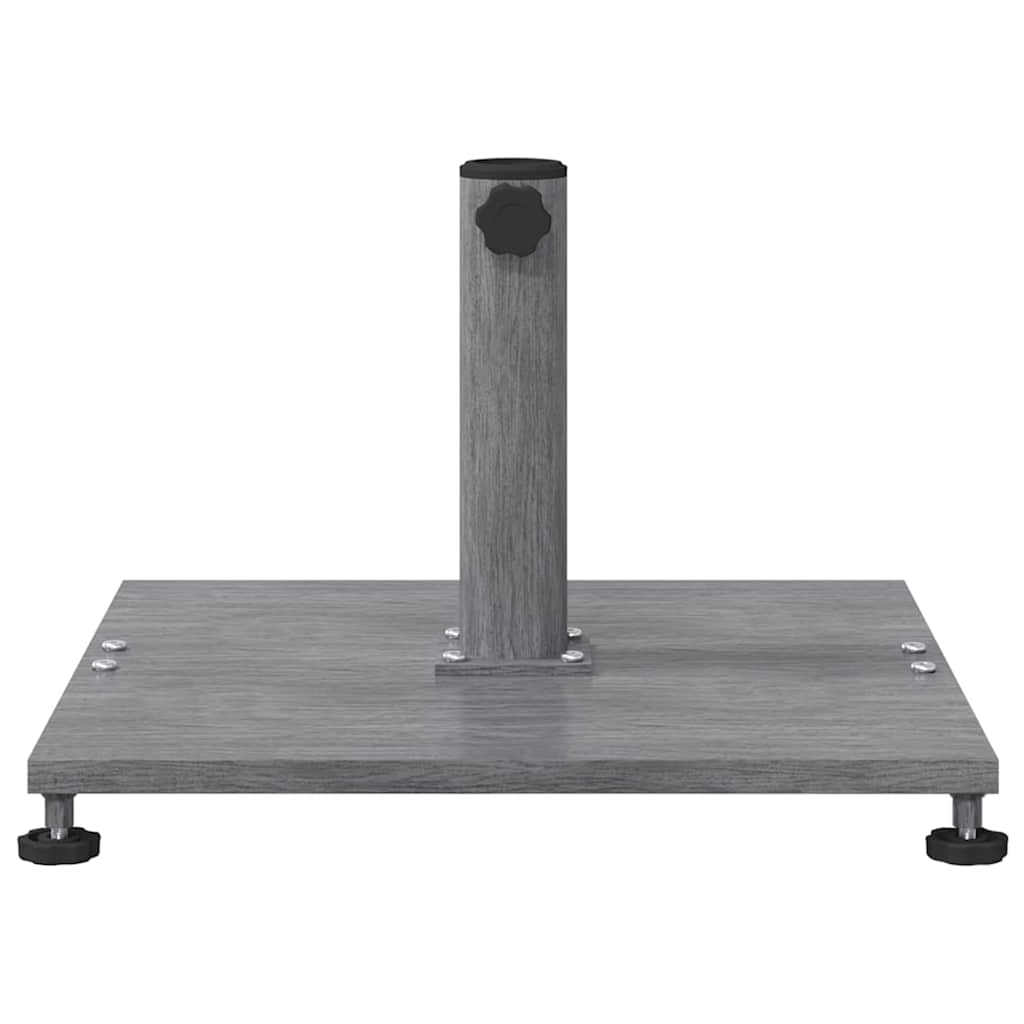 vidaXL Εξωτερική βάση ομπρέλας Σκοτεινός γκρι ξύλινος σχεδιασμός