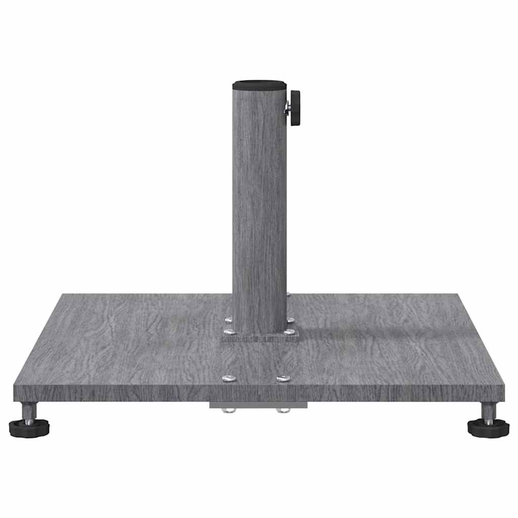 vidaXL Εξωτερική βάση ομπρέλας Σκοτεινός γκρι ξύλινος σχεδιασμός