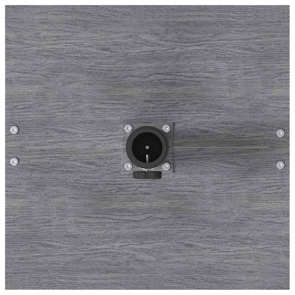 vidaXL Εξωτερική βάση ομπρέλας Σκοτεινός γκρι ξύλινος σχεδιασμός