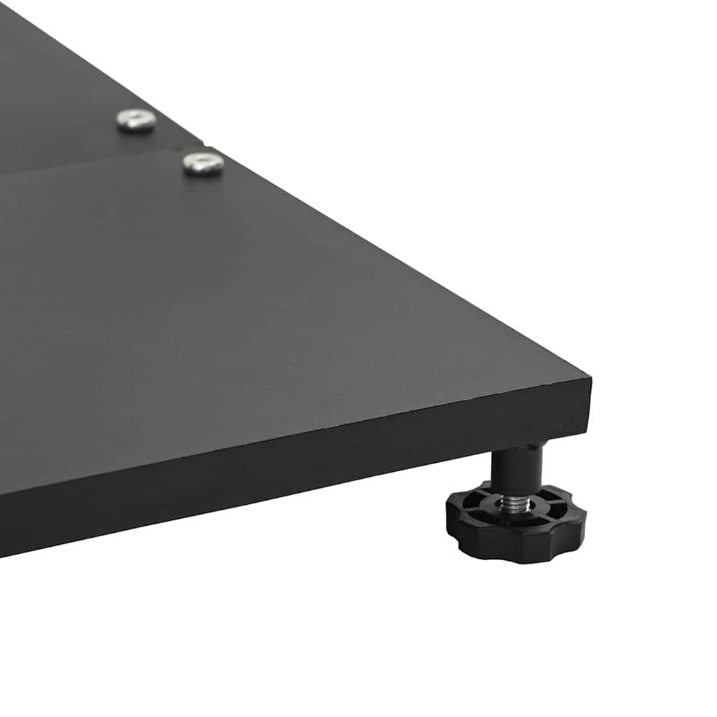 vidaXL Εξωτερική βάση ομπρέλας Μαύρο 45 x 45 x 31 εκ. Ατσάλι