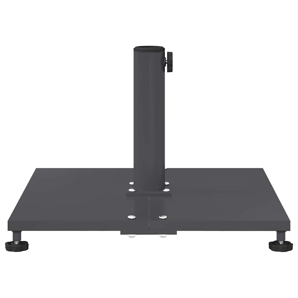 vidaXL Εξωτερική βάση ομπρέλας Σκούρο γκρι 45 x 45 x 31 εκ. Ατσάλι