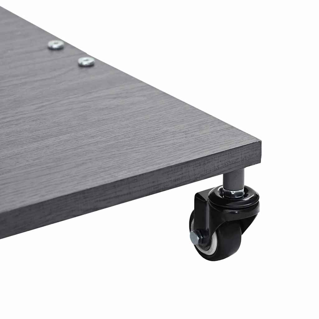 vidaXL Εξωτερική βάση ομπρέλας Σκοτεινός γκρι ξύλινος σχεδιασμός