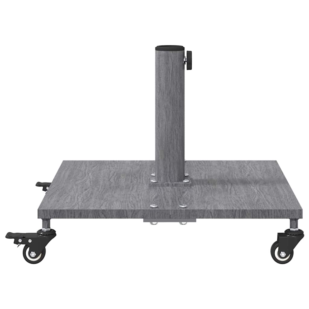 vidaXL Εξωτερική βάση ομπρέλας Σκοτεινός γκρι ξύλινος σχεδιασμός