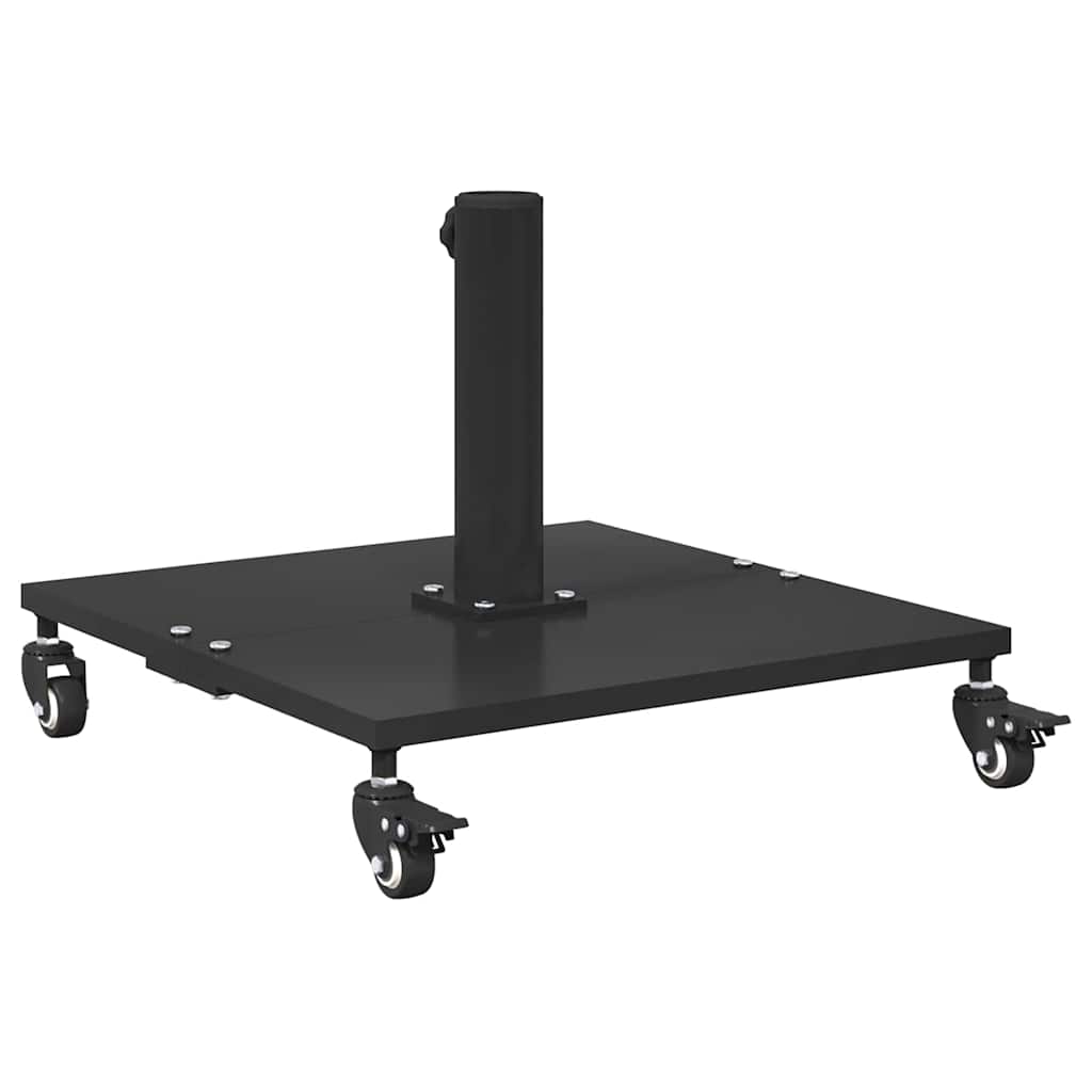 vidaXL Εξωτερική βάση ομπρέλας Μαύρο 45 x 45 x 31 εκ. Ατσάλι