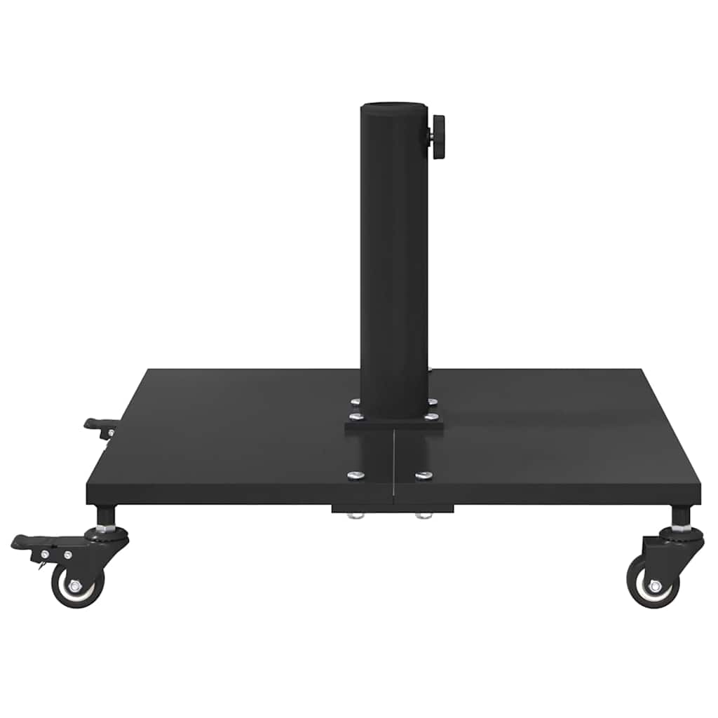 vidaXL Εξωτερική βάση ομπρέλας Μαύρο 45 x 45 x 31 εκ. Ατσάλι