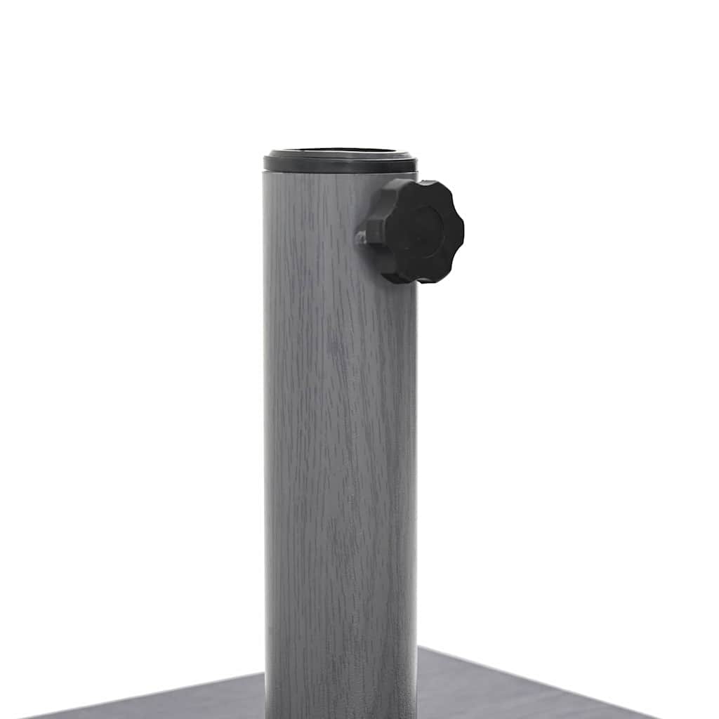 vidaXL Εξωτερική βάση ομπρέλας Σκοτεινός γκρι ξύλινος σχεδιασμός