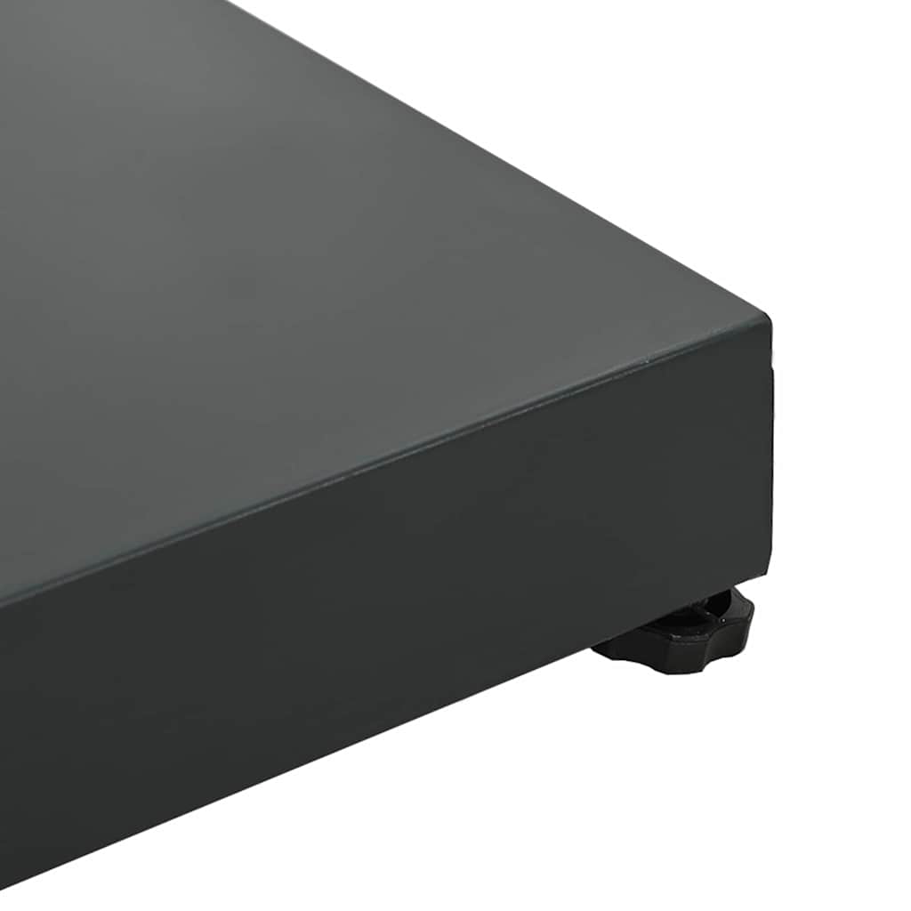 vidaXL Εξωτερική βάση ομπρέλας Σκούρο γκρι 45 x 45 x 31.5 εκ.