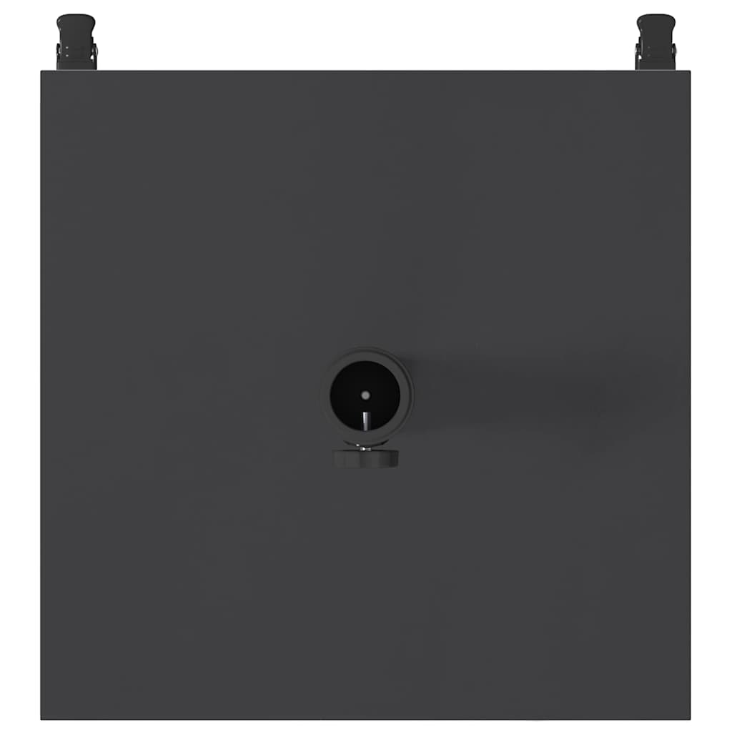 vidaXL Εξωτερική βάση ομπρέλας Σκούρο γκρι 45 x 45 x 31.5 εκ.