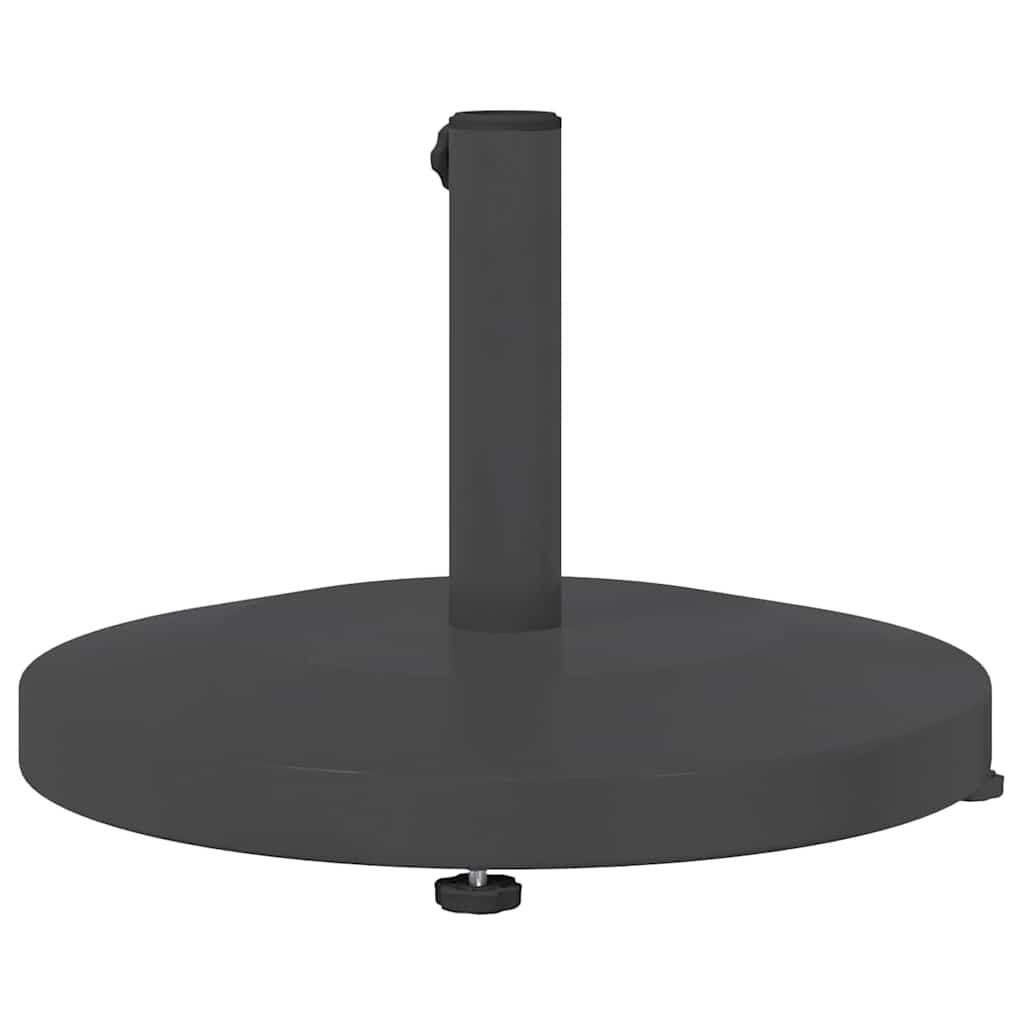 vidaXL Εξωτερική βάση ομπρέλας Σκούρο γκρι 48 x 48 x 32 εκ.