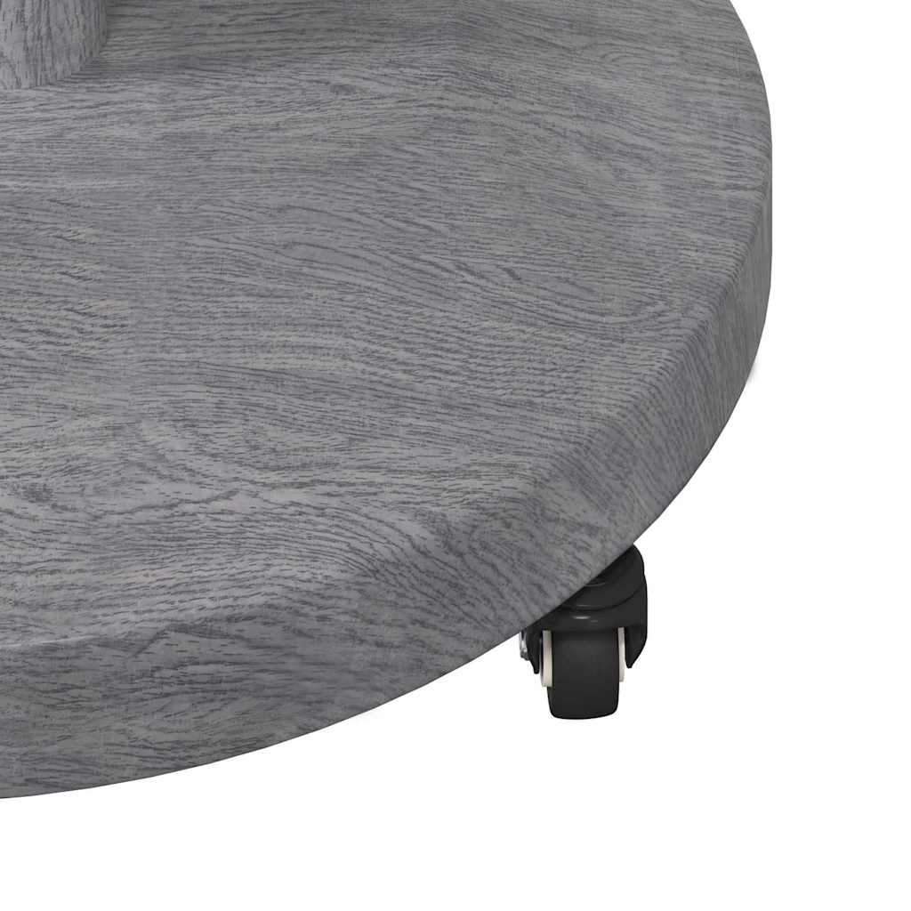 vidaXL Εξωτερική βάση ομπρέλας Σκοτεινός γκρι ξύλινος σχεδιασμός