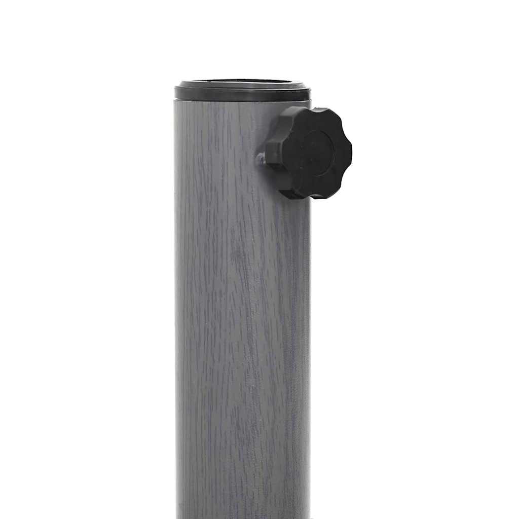 vidaXL Εξωτερική βάση ομπρέλας Σκοτεινός γκρι ξύλινος σχεδιασμός