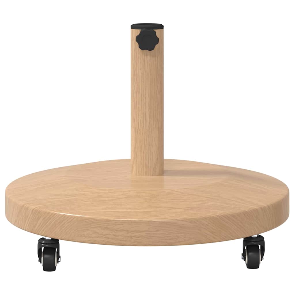 vidaXL Εξωτερική βάση ομπρέλας Ανοιχτό χρώμα ξύλου 48 x 48 x 32 εκ.