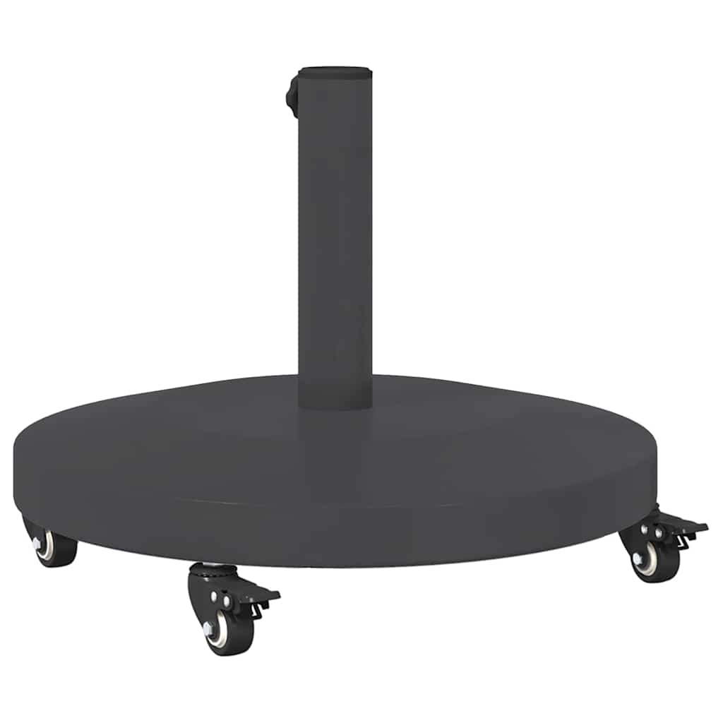 vidaXL Εξωτερική βάση ομπρέλας Σκούρο γκρι 48 x 48 x 32 εκ.