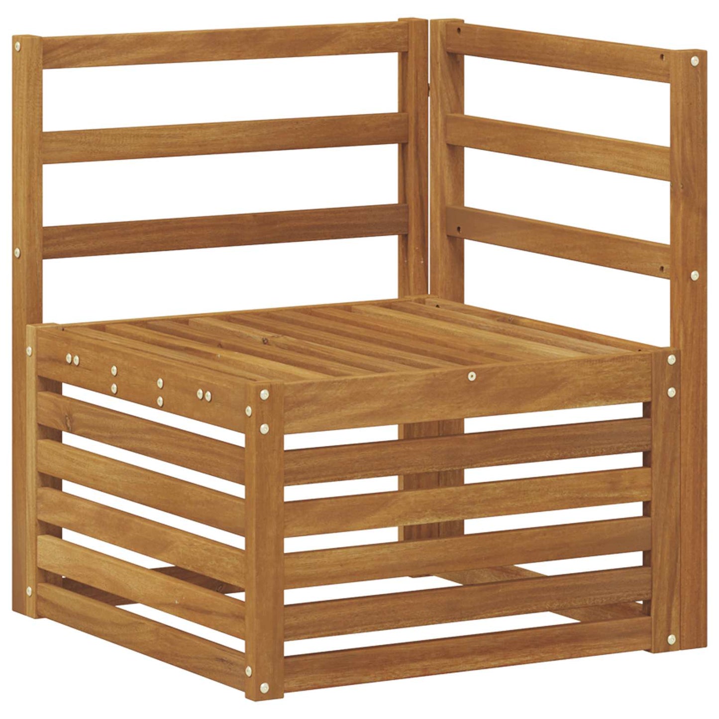 vidaXL Σαλονάκι Γωνιακού Καναπέ 4 pcs Φυσικό Στερεό Ξύλο Ακακίας