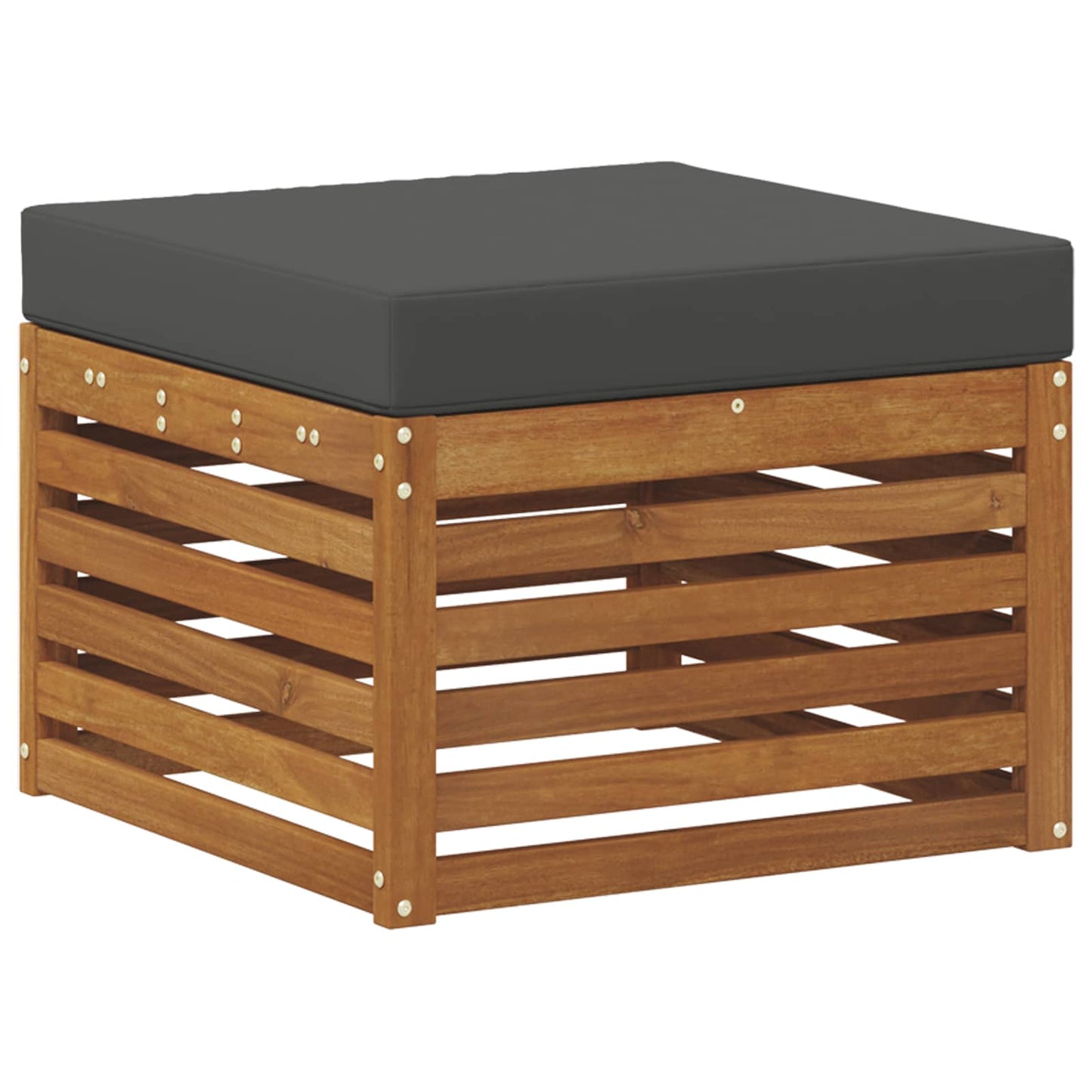 vidaXL Σειρά Καναπέ Εξωτερικού με μαξιλάρι 8 pcs Φυσικό και Ανθρακί