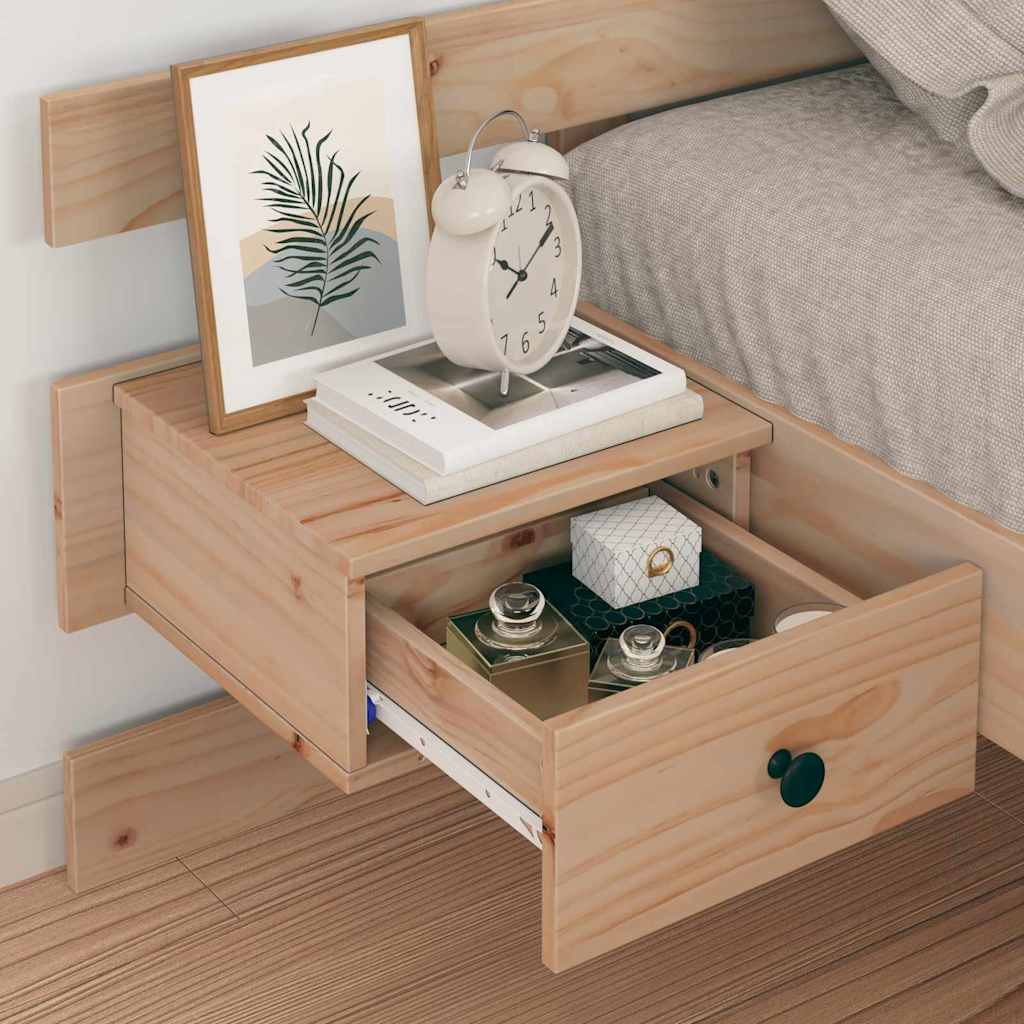 vidaXL Σκελετός Κρεβατιού Καφέ 80 x 200 cm Στερεά ξυλεία πεύκου