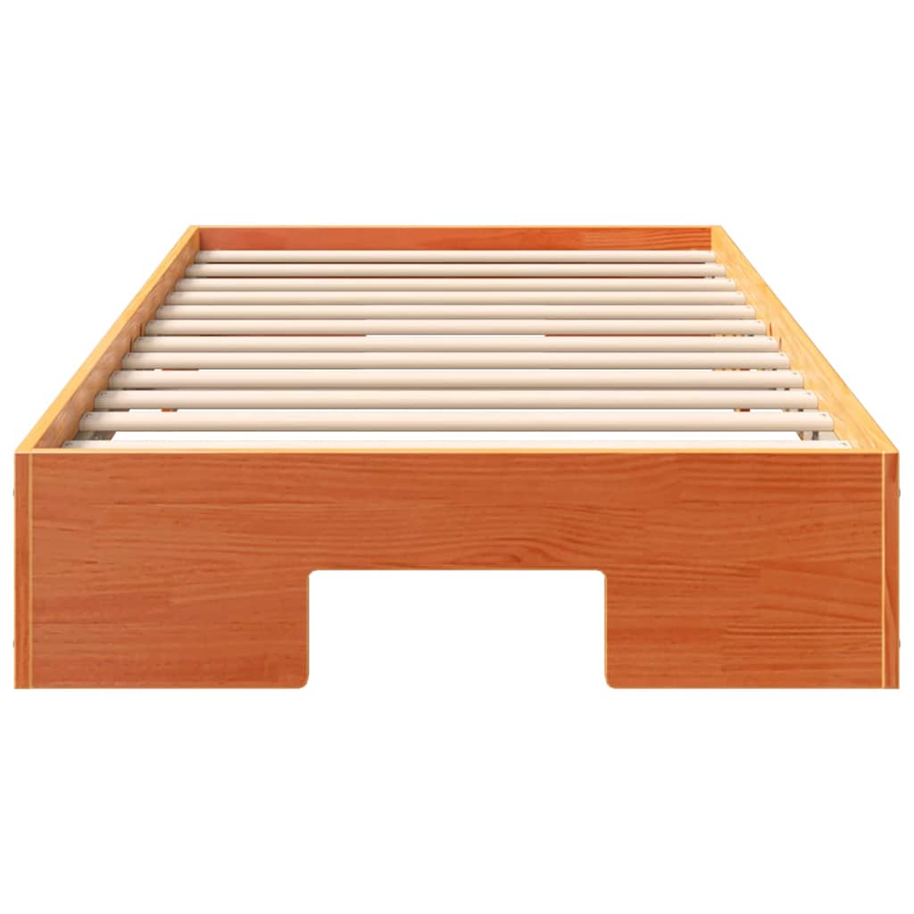 vidaXL Σκελετός Κρεβατιού Καφέ 100 x 200 cm