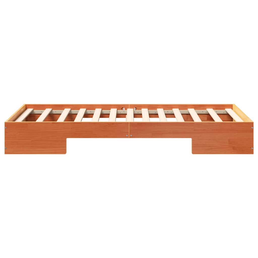 vidaXL Σκελετός Κρεβατιού Καφέ 100 x 200 cm