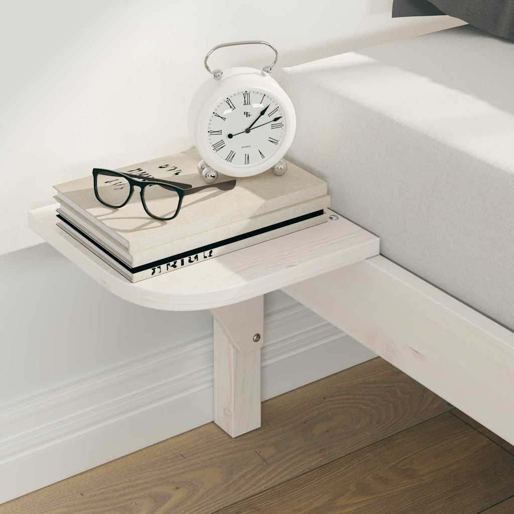 vidaXL Κρεβατοκάμαρα με Πλαϊνά Τραπέζια Λευκό 180 x 220 εκ.