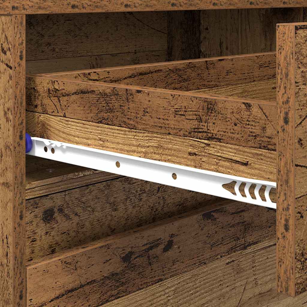 vidaXL Ντουλάπι TV με συρτάρι Καφέ 180 x 34 x 50 εκ Επεξεργασμένο ξύλο