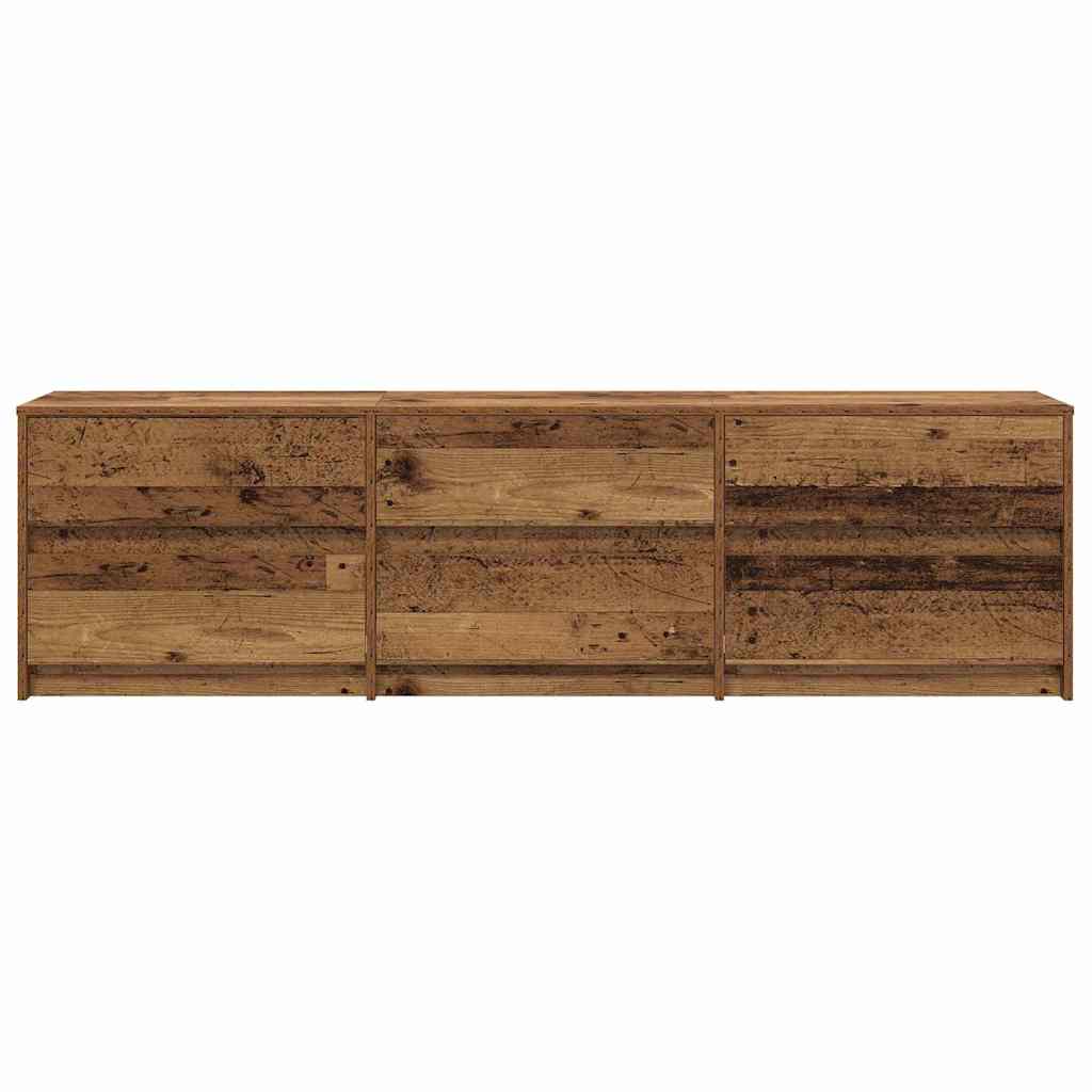 vidaXL Μονάδες TV 180 x 34 x 50 εκ Παλιό Ξύλο Επεξεργασμένο Ξύλο