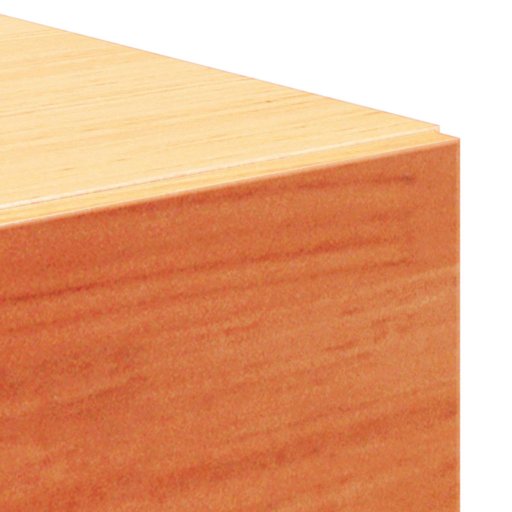 vidaXL Κομοδίνο 2 pcs Κερωτό καφέ 42 x 32,5 x 40 εκ Μασίφ ξύλο πεύκου