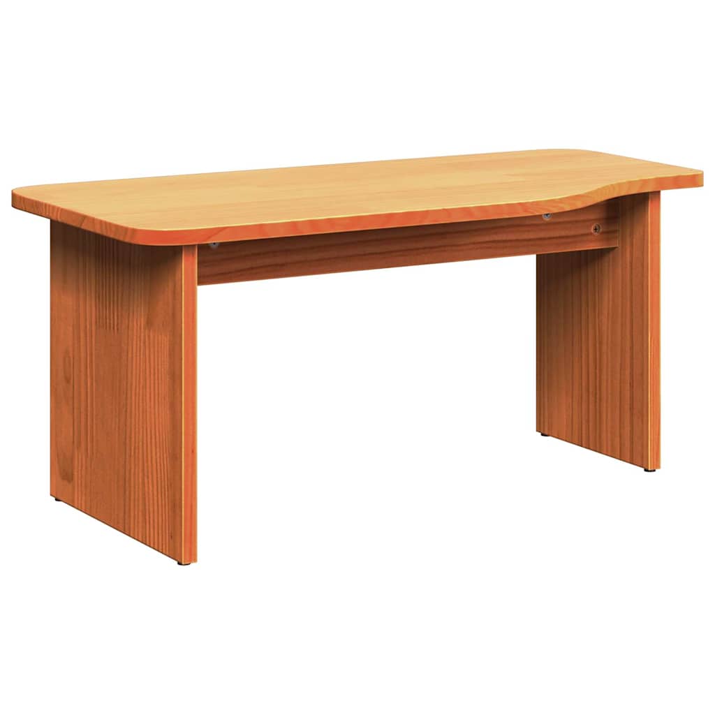 vidaXL Τραπεζάκι σαλονιού 2 τμχ. Κερωτό καφέ 100 x 69 x 35,5 εκατοστά