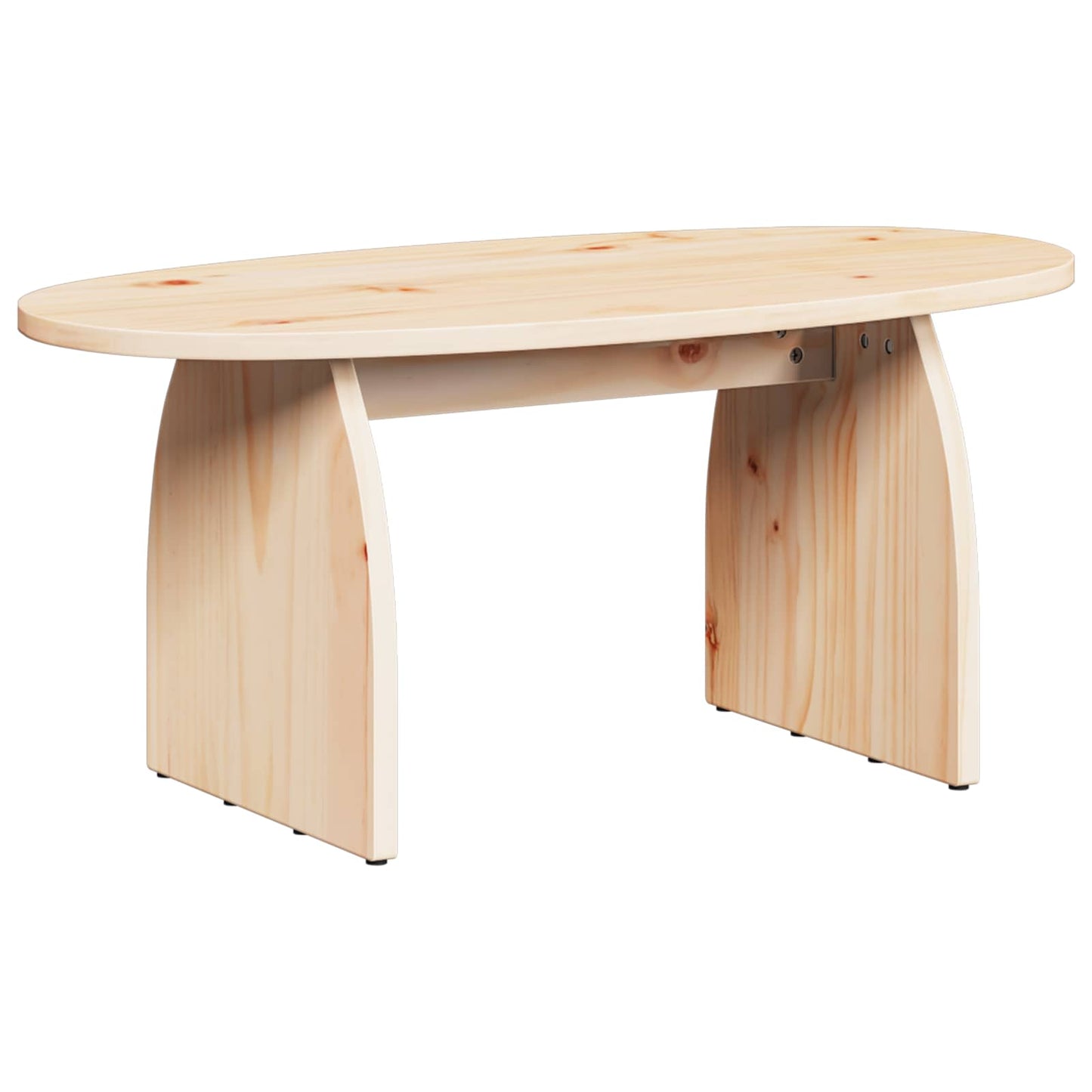 vidaXL Τραπεζάκι σαλονιού Καφέ 80 x 40 x 35 cm Στερεά ξυλεία πεύκου