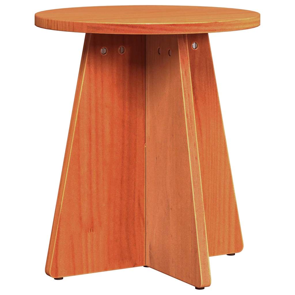 vidaXL Τραπεζάκι σαλονιού 3 τμχ. Κερωτό καφέ 49 x 49 x 30 εκ.