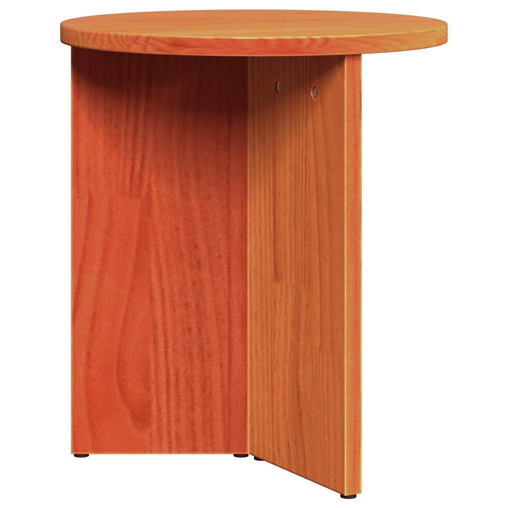 vidaXL Τραπεζάκι σαλονιού 2 τμχ. Κερωτό καφέ 49 x 49 x 28 εκ.