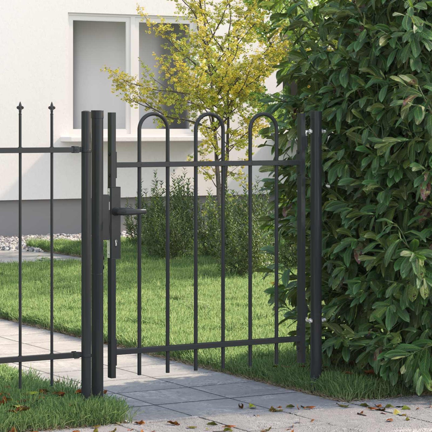 vidaXL Πύλη Φράχτη BOXTEL 103 x 150 cm Χάλυβας με επίστρωση πούδρας