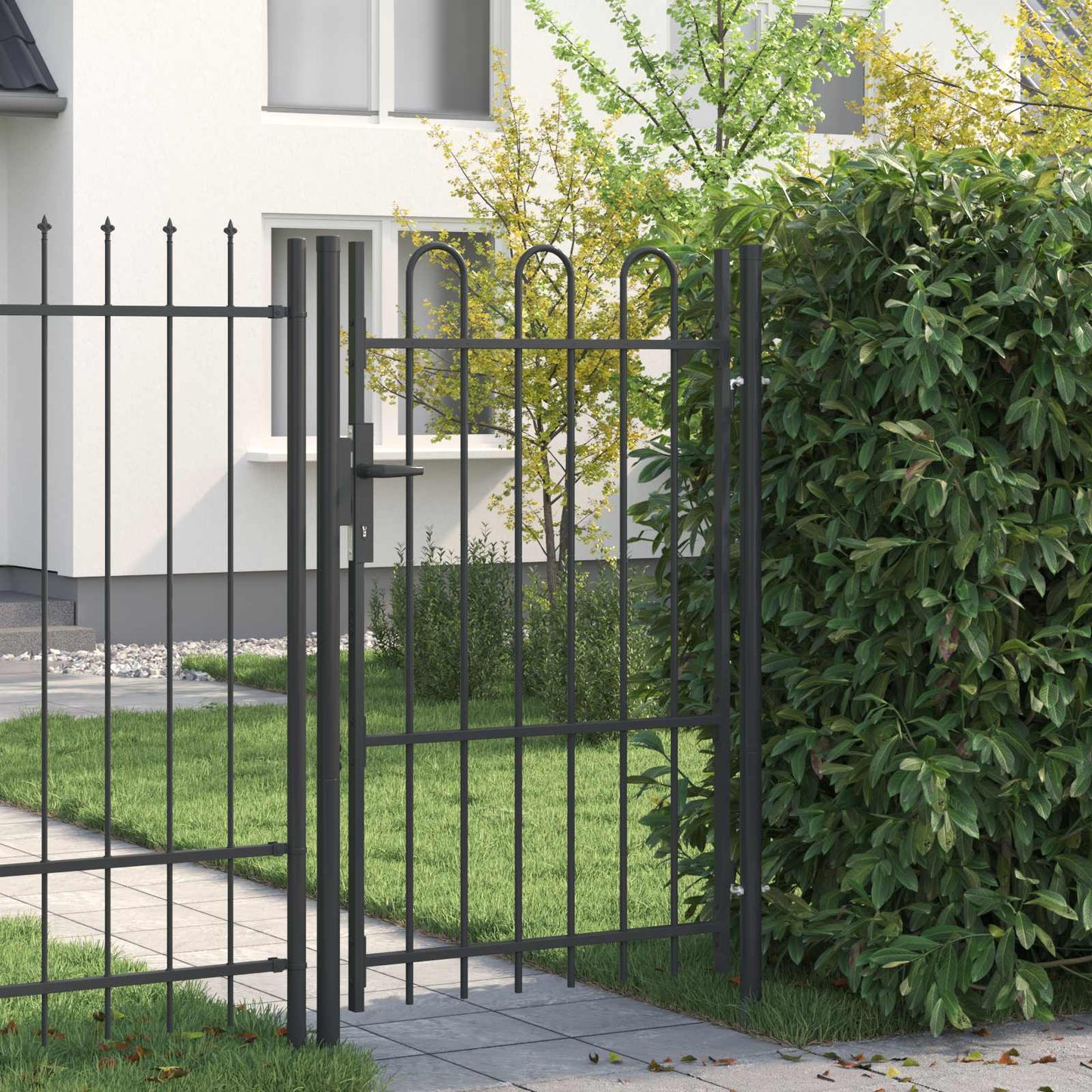 vidaXL Πύλη Φράχτη BOXTEL 103 x 200 cm Χάλυβας με επίστρωση πούδρας