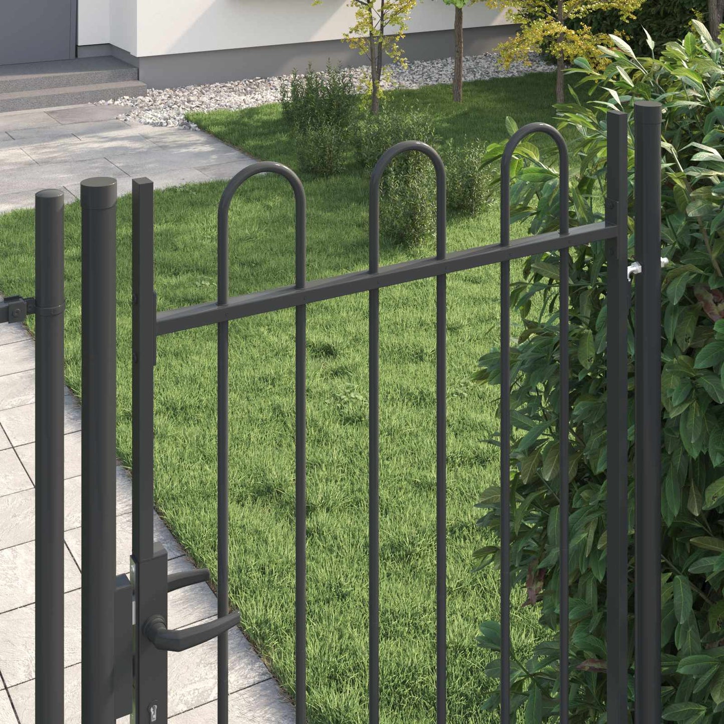 vidaXL Πύλη Φράχτη BOXTEL 103 x 225 cm Χάλυβας με επίστρωση πούδρας