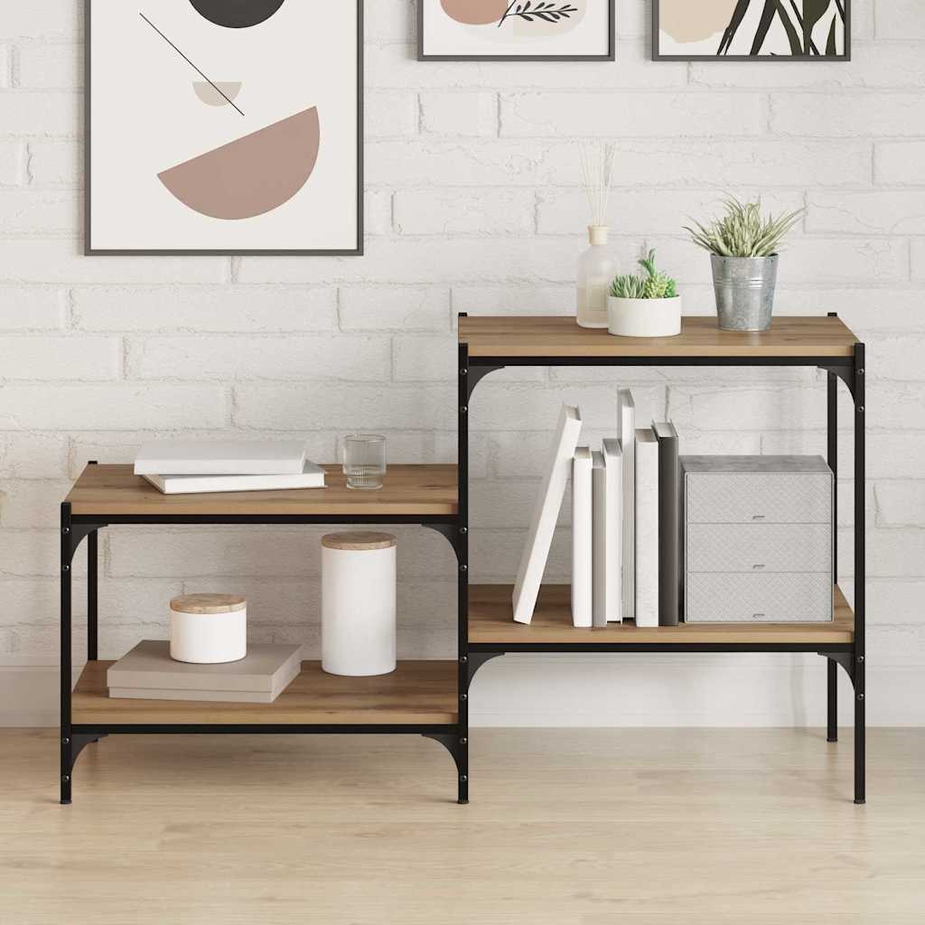 vidaXL Ράφι Βιβλίων 4 pcs Καφέ 60 x 40 x 1.5 cm Επεξεργασμένο ξύλο