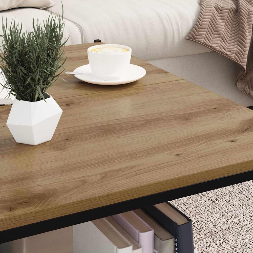 vidaXL Ράφι Βιβλίων 4 pcs Καφέ 80 x 40 x 1.5 cm Επεξεργασμένο ξύλο