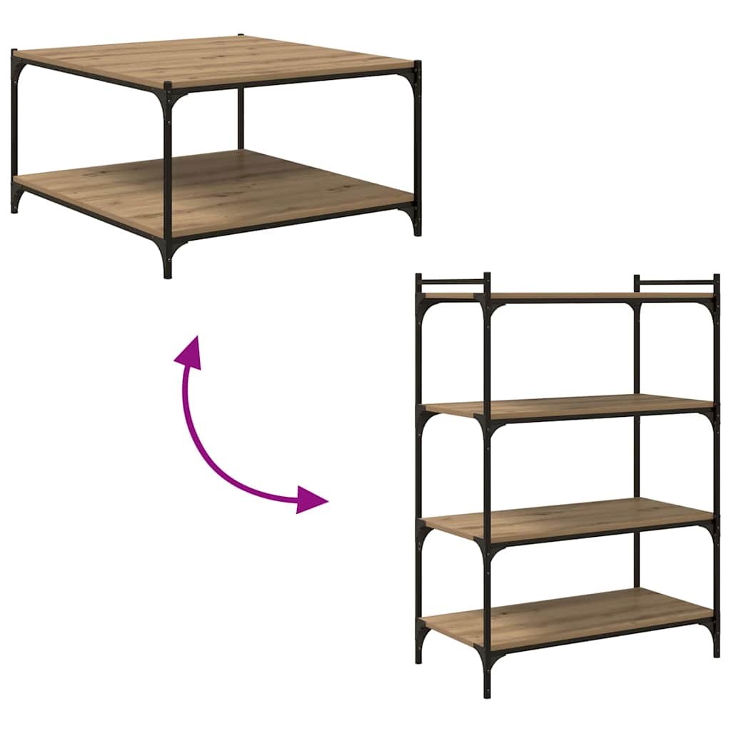 vidaXL Ράφι Βιβλίων 4 pcs Καφέ 80 x 40 x 1.5 cm Επεξεργασμένο ξύλο